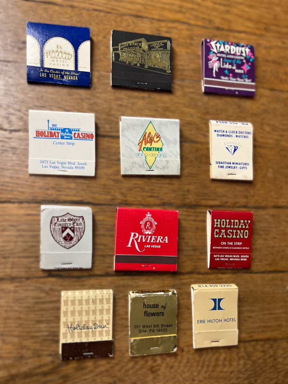 Vintage Matchbook Set